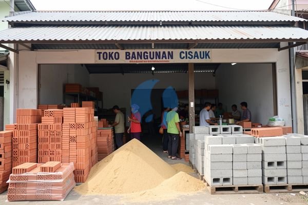 Tumpukan Material Bangunan
